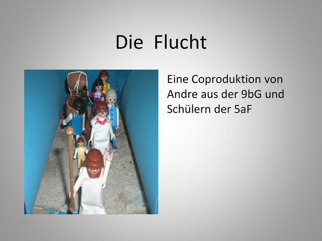 Die Flucht – Eine Bildergeschichte