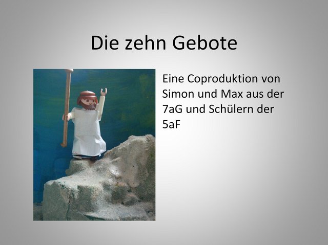 Die zehn Gebote – Eine Bildergeschichte